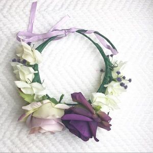 Kenzie Jaws Lt & Dk Purple 6mo-Adult Flower Crown